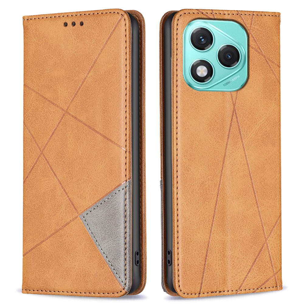 Honor 400 Lite 5G Wallet-Handyhülle – Kratzfest, aus Leder, mit Ständer & bedruckten Kartenfächern