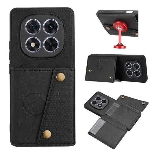 Xiaomi Redmi Note 14 Pro 4G Handyhülle – mit Kartenfächern, Ständer, Leder + TPU