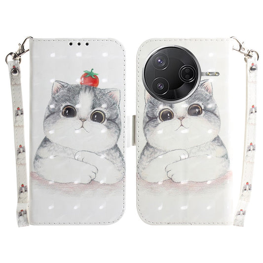 For Xiaomi Poco F7 Pro 5G / F7 Ultra 5G / Redmi K80 Pro 5G / K80 5G Case Pattern Printing Leather Wallet Phone Cover with Strap