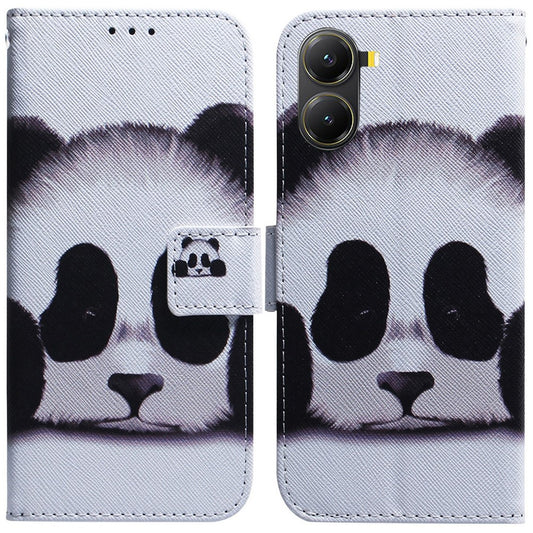 For Xiaomi Poco X7 Pro 5G / Redmi Turbo 4 5G Wallet Case Pattern Print Leather Phone Cover