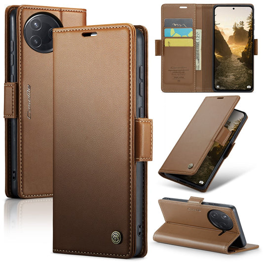 CASEME For Xiaomi Poco F7 Ultra 5G / Xiaomi Poco F7 Pro 5G Case 023 Series RFID Blocking Leather Wallet Stand Phone Cover