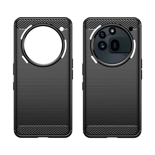 For Nothing Phone (3a) Pro Case Protective Phone Cover Carbon Fiber Texture Brushed