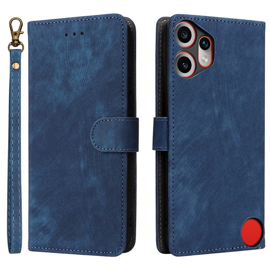 For Nothing CMF Phone 2 Pro Case Wallet RFID Blocking PU Leather Phone Cover Stand with Strap