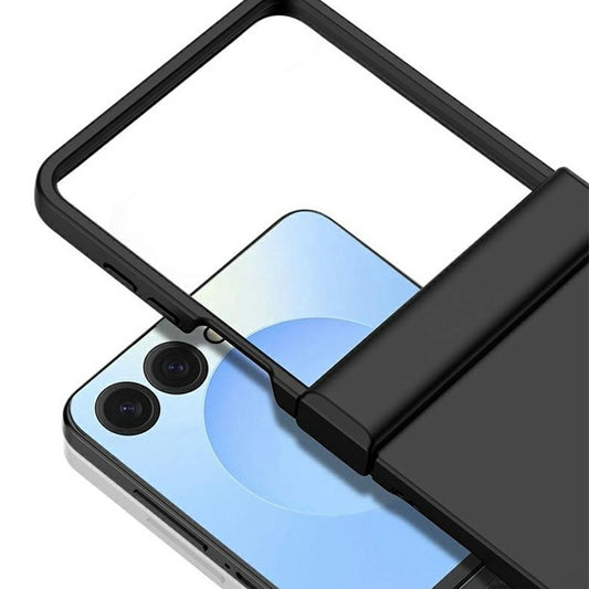 Galaxy Z Flip7 5G – Handyhülle aus Kunststoff, mit Scharnierschutz, mit Soft-Touch-Oberfläche