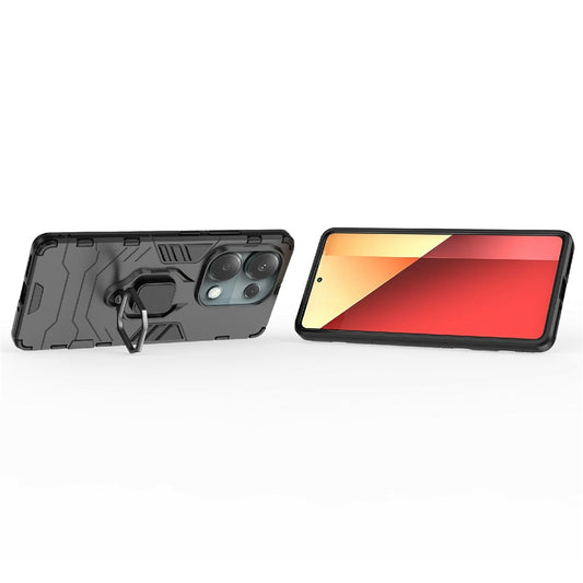 Xiaomi Redmi Note 14S 4G Handyhülle – aus PC + TPU mit Ringständer