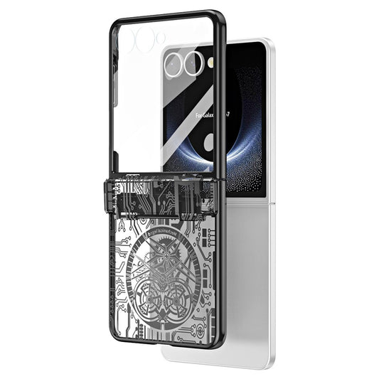 Galaxy Z Flip7 5G – Handyhülle aus Kunststoff, mit Displayschutz