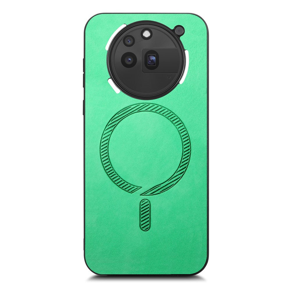 Nothing Phone (3a) Pro Magnetische Handyhülle – Leder-Rückseite, hautfreundlich