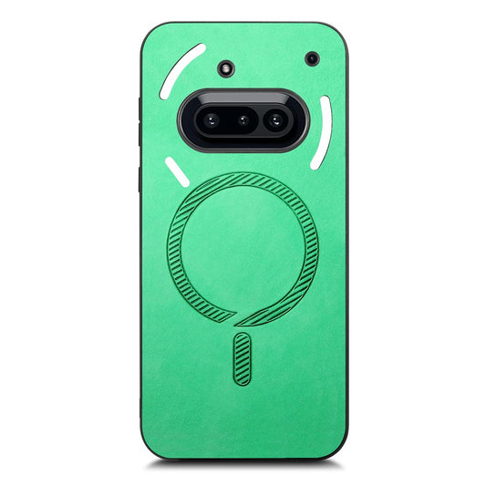 Nothing Phone (3a) Magnetische Handyhülle – Leder-Rückseite, hautfreundlich