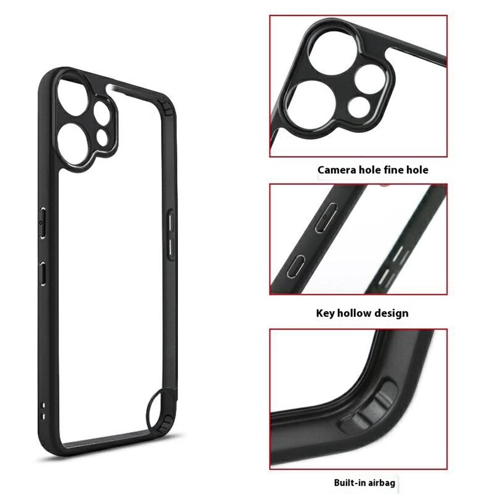 For Nothing CMF Phone 2 Pro Case Shockproof PC + TPU Clear Back Phone Cover