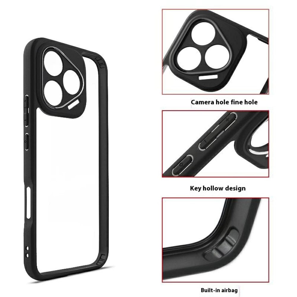 For Honor 400 Lite 5G Case Shockproof PC + TPU Clear Back Phone Cover