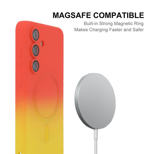 Galaxy A34 5G Silikon-Hülle – Mit Farbverlauf & Magnetisch