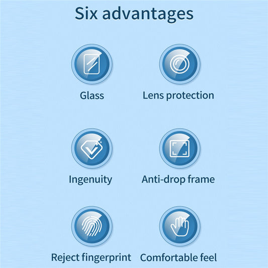 Honor 400 Lite 5G Handyhülle – Aus TPU & gehärtetem Glas, mit Schmetterlingsmuster