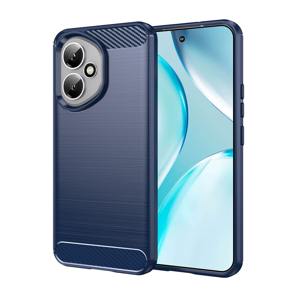 For Honor 400 5G (Global) Case Protective Phone Cover Carbon Fiber Texture Brushed