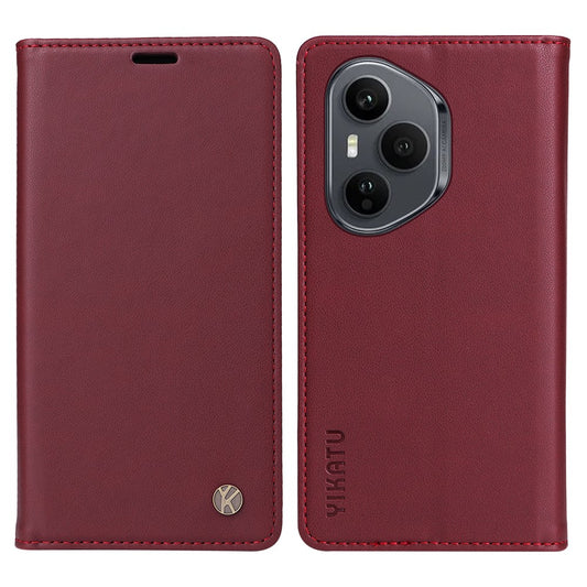 Honor 400 Pro 5G (Global) Handyhülle – YIKATU Handyhüllen Magnetverschluss PU-Leder
