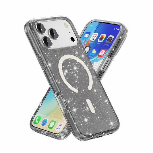 iPhone 17 Pro Max Glitter-Hülle – Magnetisch & funkelnd