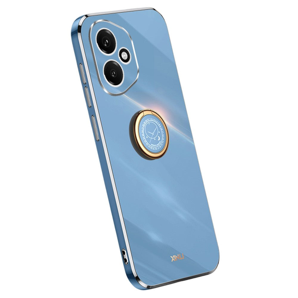 Honor 400 5G (Global) Handyhülle – Galvanisierte TPU-Rückseite, kratzfest, mit Ringständer