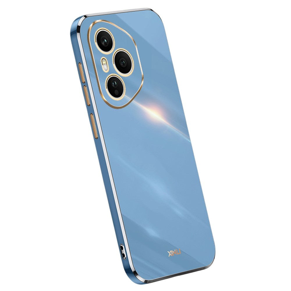 XINLI For Honor 400 Pro 5G (Global) Case TPU Phone Cover with Electroplating Frame