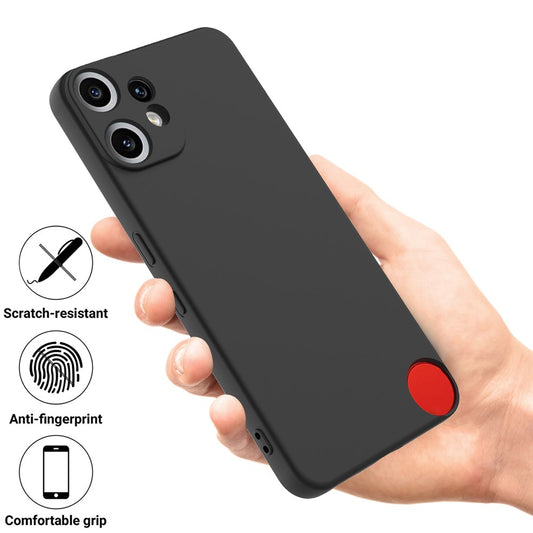 For Nothing CMF Phone 2 Pro Liquid Silicone Case Phone Back Cover with Hand Strap