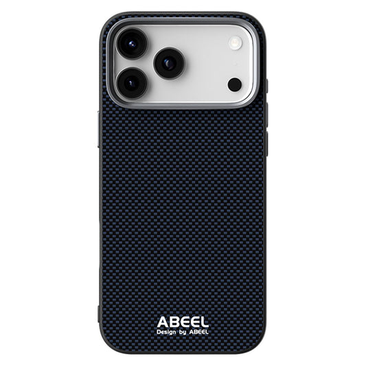 ABEEL For iPhone 18 Pro Max / 17 Pro Max Case Compatible with MagSafe Printed PC TPU Aluminum Alloy Leather Phone Cover