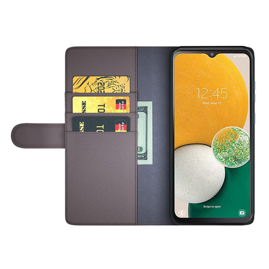 Galaxy A14 5G/4G Echtleder Hülle mit Kartenfach