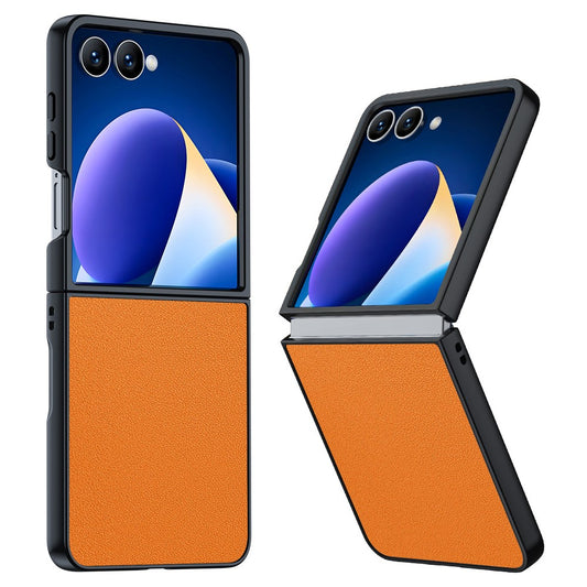 Galaxy Z Flip7 5G – Handyhülle aus Kunststoff und PU-Leder, stoßfest
