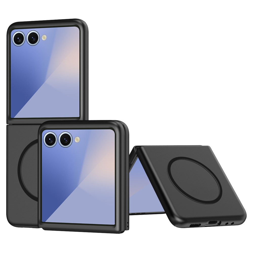 For Samsung Galaxy Z Flip7 5G Magnetic Case Skin-Touch Matte Hard PC Phone Cover