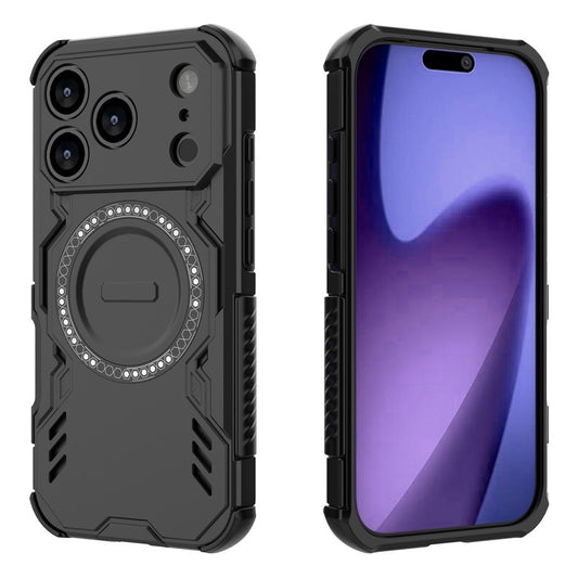 iPhone 17 Pro magnetische Hülle – Mit Schmetterlingsrüstung & Hohlwärmeableitung