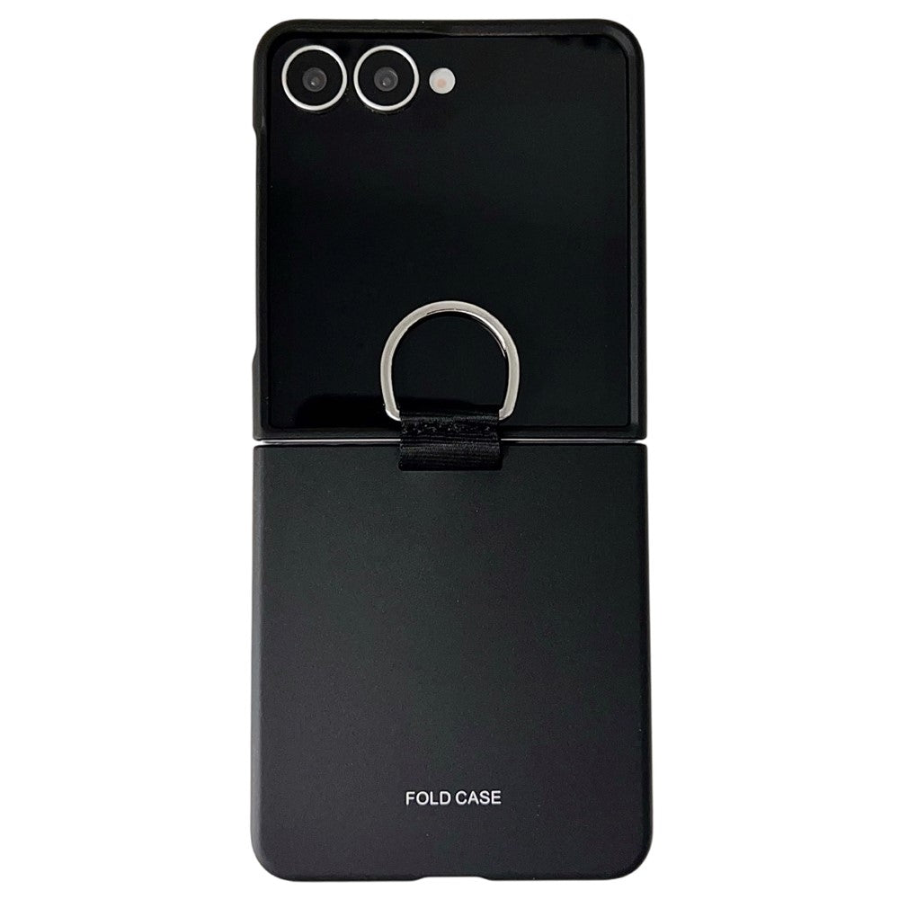 For Samsung Galaxy Z Flip7 5G Case Ring Holder Anti Drop Rubberized PC Phone Cover