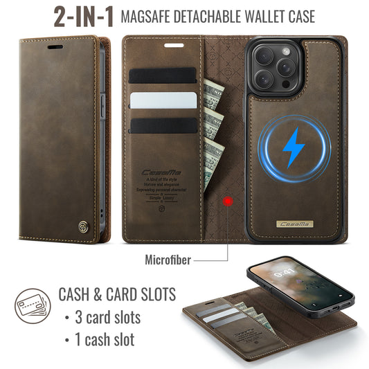 iPhone 14 Pro Max Wallet-Hülle – Kompatibel mit MagSafe mit RFID-Blockierung