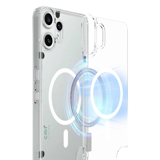 Nothing CMF Phone 2 Pro Transparente Handyhülle – Magnetisch, aus TPU- & Acryl-Rückseite