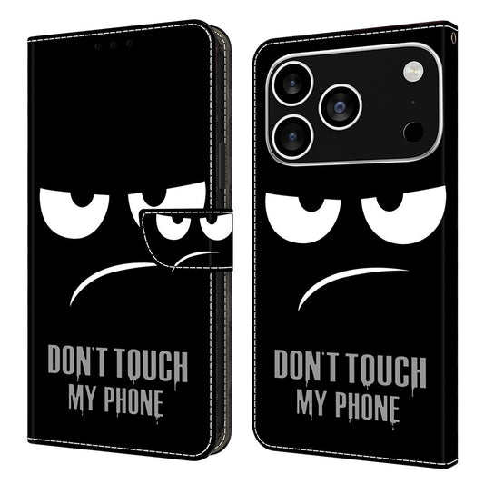 For iPhone 18 Pro Max / 17 Pro Max Case Magnetic Clasp 3D Pattern Leather Wallet Phone Cover