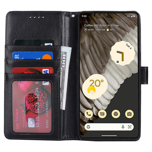 Pixel 7 Pro 5G Wallet-Hülle – Mit Musterdruck, Kartenfächer & Riemen