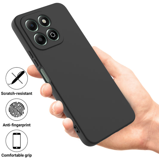 Honor X6c 4G Handyhülle – Flüssige Silikonhülle mit Handschlaufe