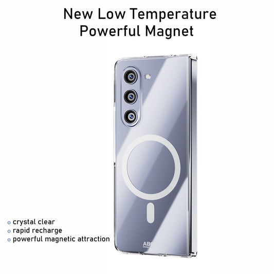 Galaxy Z Fold5 5G – Magnetische transparente Handyhülle aus PC