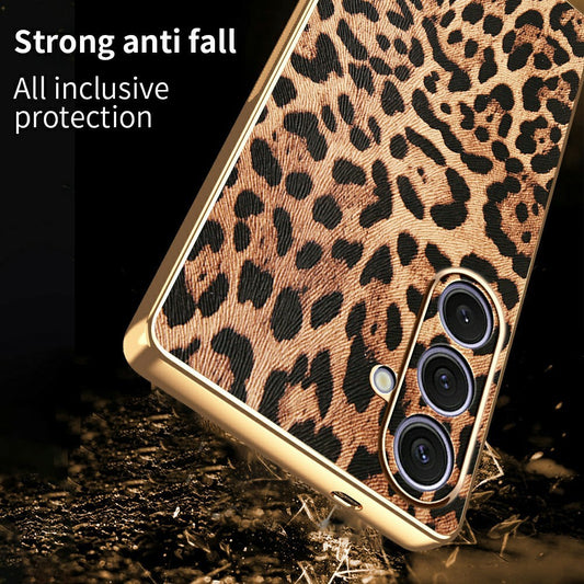 Galaxy S24 Plus Schutzhülle – Mit Leopardenmuster