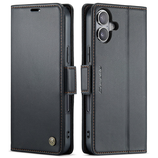 iPhone 17 Glänzende Wallet-Hülle – RFID-Schutz & Ständer
