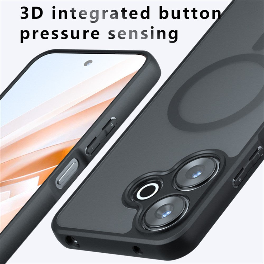 Magnetic Case for Xiaomi Redmi 13 5G / 13 4G / Poco M6 4G / M6 Plus 5G Matte Skin Touch Phone Cover
