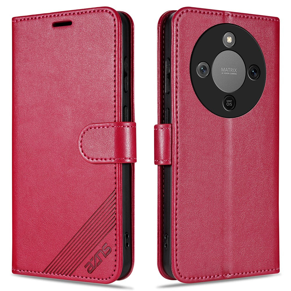 AZNS For Honor Magic8 Lite 5G / X9d 5G / X70 5G Case Anti-Scratch PU Leather Stand Wallet Phone Cover