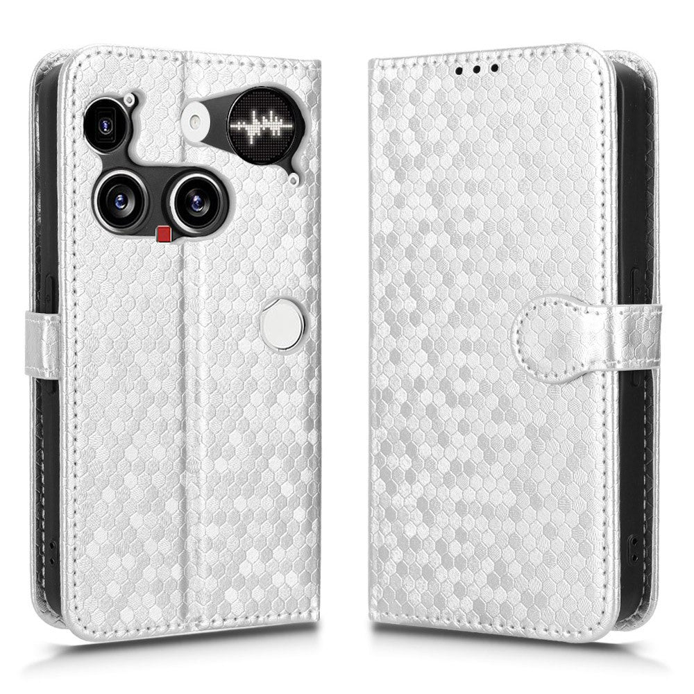 Nothing Phone (3) 5G Wallet-Handyhülle – Mit Magnetverschluss & Punktmuster