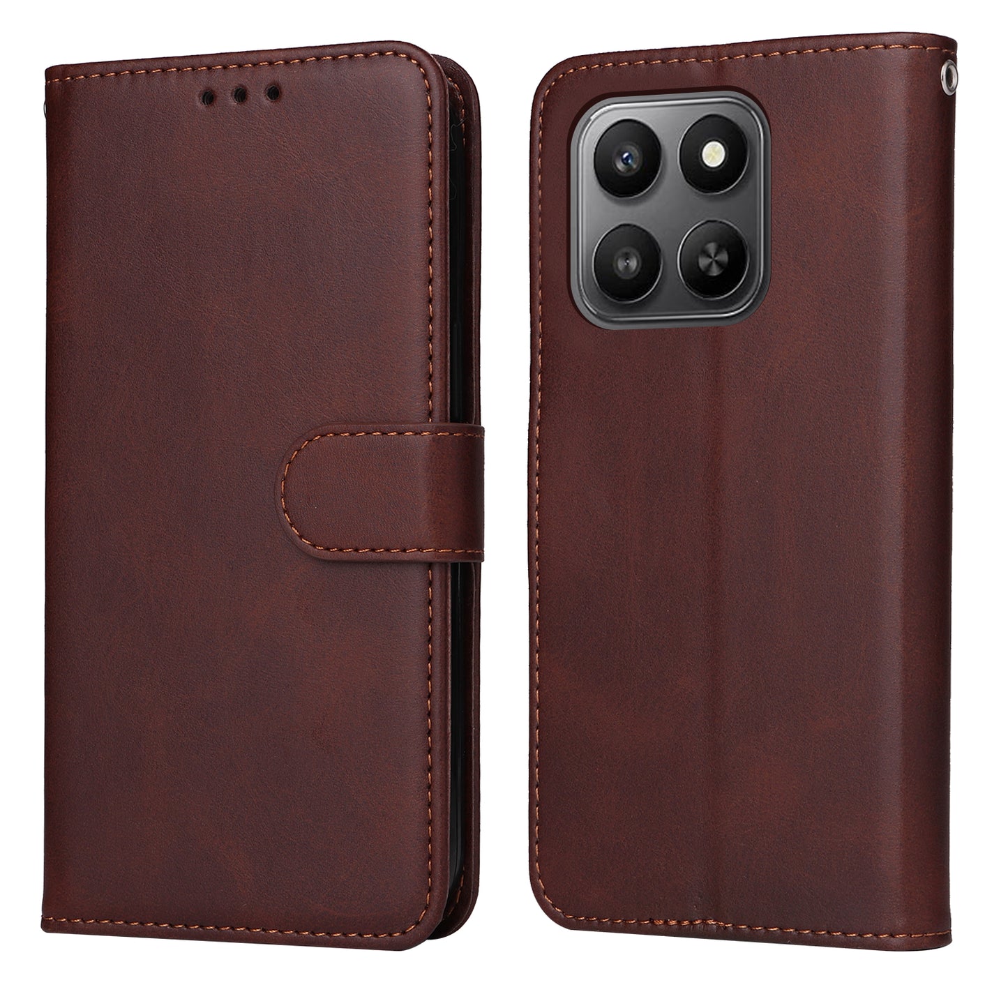 For Honor 400 Smart 5G / 4G / X7d 4G Case Wallet PU Leather Folio Flip Phone Cover