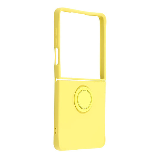 Galaxy Z Flip7 5G Silikonhülle – Leicht & Mit Schwenkring-Ständer