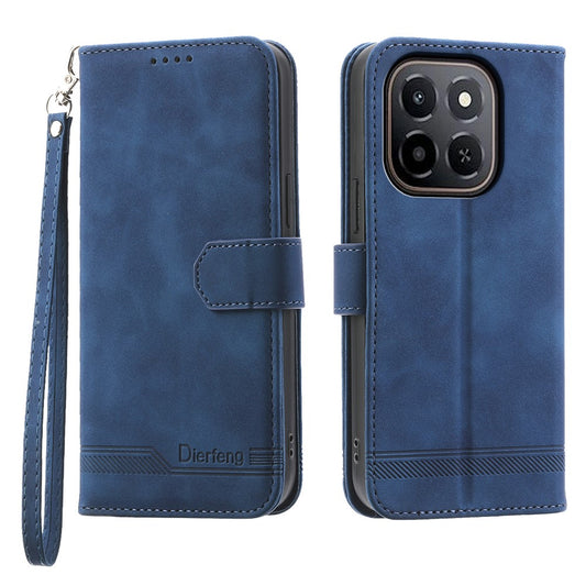 Honor X5b / Honor X5b Plus / Honor X6c 4G Wallet-Handyhülle – mit Riemen, mit Aufdruck