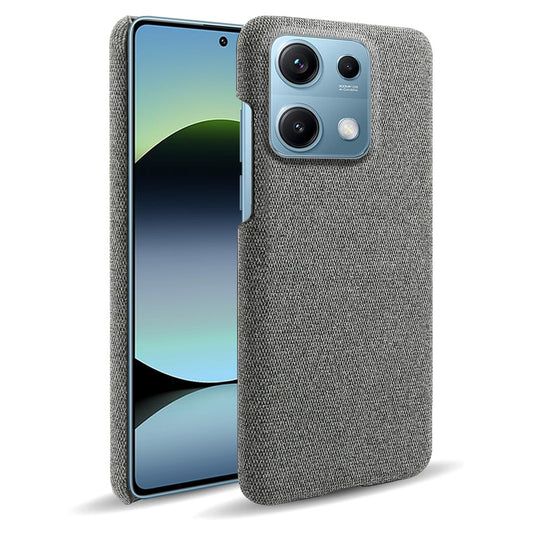 Xiaomi Redmi Note 14S 4G Handyhülle – mit Stoffstruktur, kratzfest, schützende PC-Rückseite
