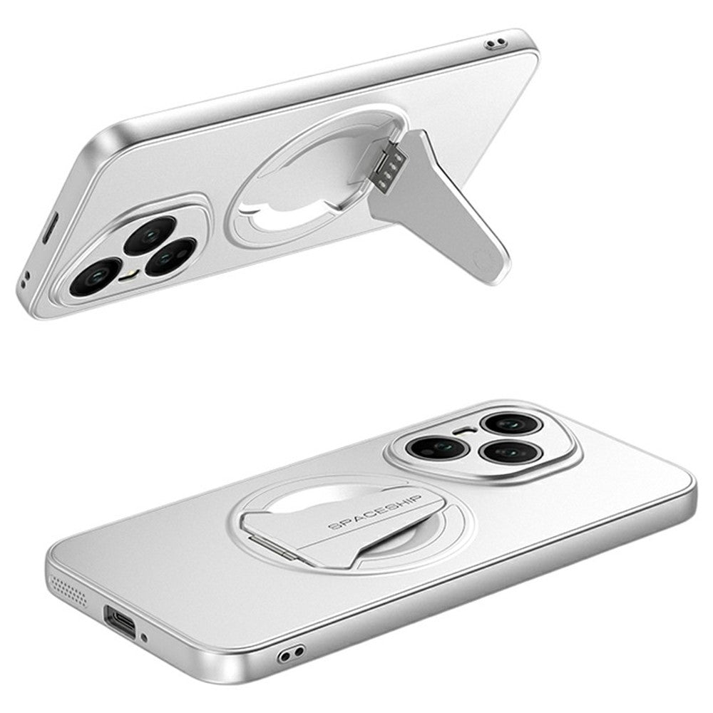 For Honor 400 Pro 5G (Global) Magnetic Case Hidden Kickstand Skin-Feel Matte PC TPU Phone Back Cover