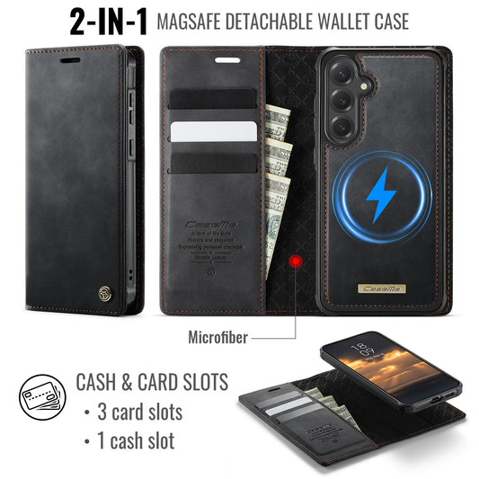 Galaxy S25 FE Wallet-Hülle – Kompatibel mit MagSafe mit RFID-Blockierung