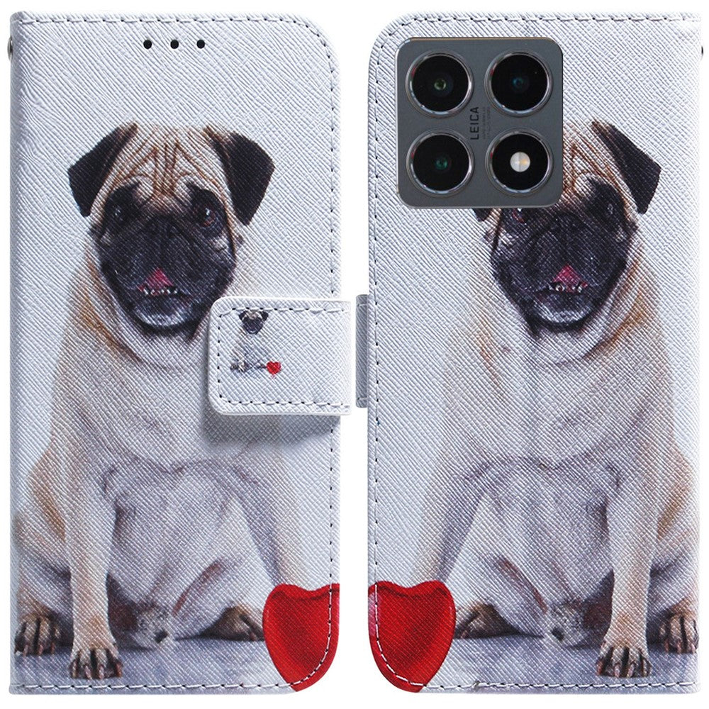 For Xiaomi 15T Wallet Case Pattern Print Leather Phone Cover