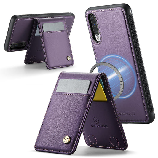 Galaxy A50 Leder-Hülle mit Kartenfach & RFID-Schutz – MagSafe kompatibel