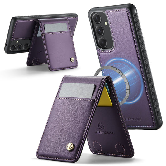 Galaxy A54 5G Leder-Hülle mit Kartenfach & RFID-Schutz – MagSafe kompatibel