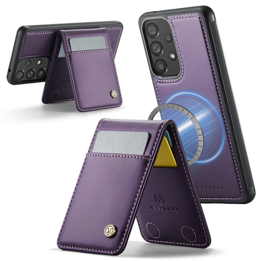 Galaxy A53 5G Leder-Hülle mit Kartenfach & RFID-Schutz – MagSafe kompatibel