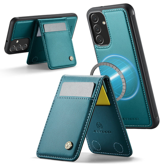 Galaxy A13 5G/4G Leder-Hülle mit Kartenfach & RFID-Schutz – MagSafe kompatibel